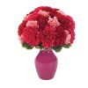 Contemporary Carnations Bud Vase