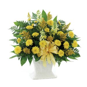 Classic Yellow Mache Basket