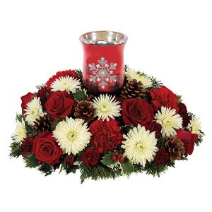 Shimmering Snowflake Centerpiece