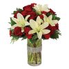 Dazzling Holiday Rose & Lilies Bouquet