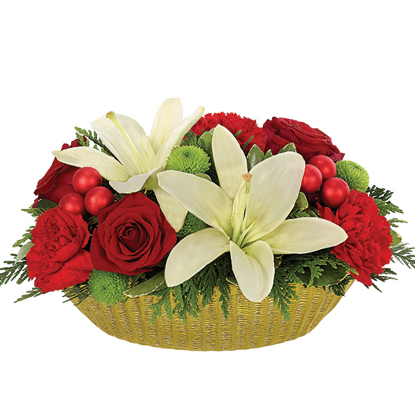 Bright Holiday Wishes Centerpiece