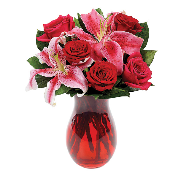 Raspberry Red Kisses Bouquet