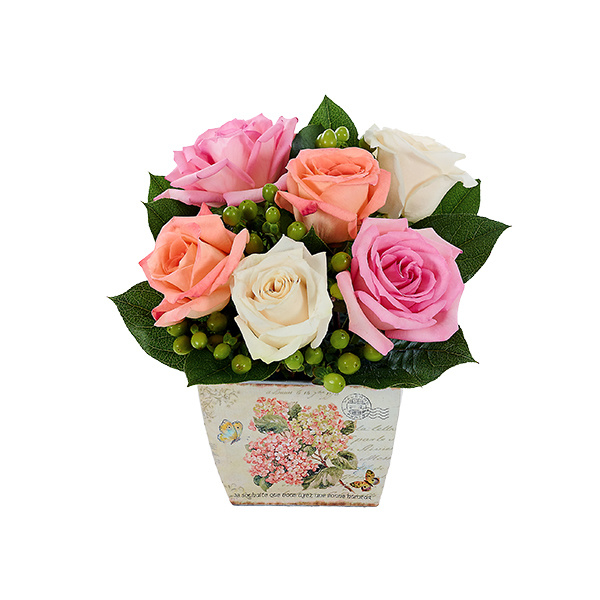 Rose & Hydrangea Garden Bouquet