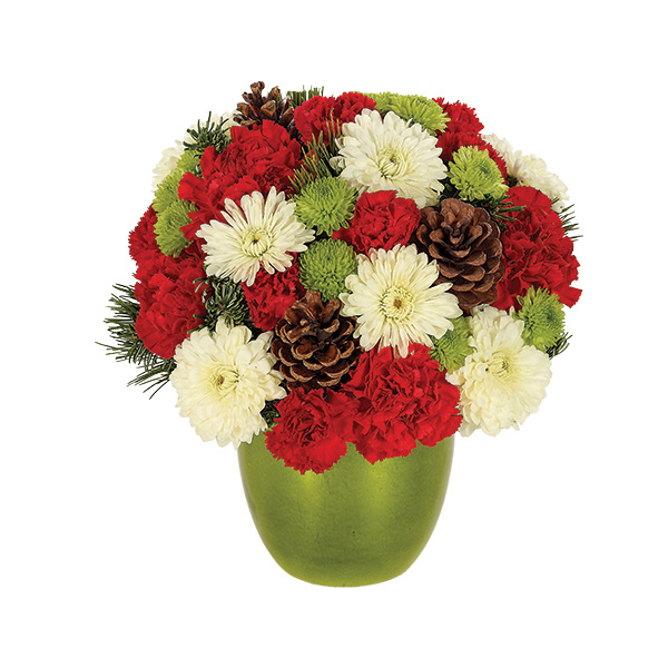 Bright & Cheerful Holiday Wishes Bouquet