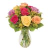 Multicolor Bright Rose Bouquet