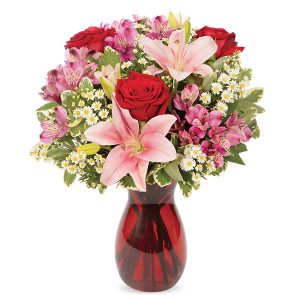 Blushing Blooms Bouquet