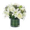 Lovely Lily & Rose Bouquet-All White
